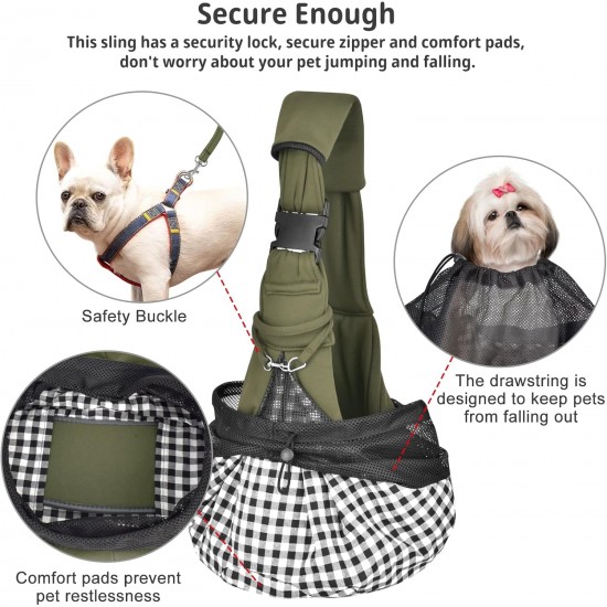 Cuby, Dog Cat Carrier, Small Dog Carrier Bag with Adjustable Strap and Zipper Pocket, Hands-Free Soft Carrier for Small Dogs, Cats, Puppies and Pets, Ideal for Cuby, Dog Cat Carrier, Small Dog Carrier Bag with Adjustable Strap and Zipper Pocket, Hands-Free Soft Carrier for Small Dogs, Cats, Puppies and Pets, Ideal for