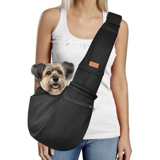 Cuby, Dog Cat Carrier, Small Dog Carrier Bag with Adjustable Strap and Zipper Pocket, Hands-Free Soft Carrier for Small Dogs, Cats, Puppies and Pets, Ideal for Cuby, Dog Cat Carrier, Small Dog Carrier Bag with Adjustable Strap and Zipper Pocket, Hands-Free Soft Carrier for Small Dogs, Cats, Puppies and Pets, Ideal for