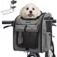 DAISTERN Dog Basket Bicycle Front up to 10 kg, Foldable Breathable Dog Bicycle Basket, 4-in-1 Backpack, Shoulder Bag, Car Seat with Robust L-shaped Holder, Diameter 55 mm, Comfortable Cushion DAISTERN Dog Basket Bicycle Front up to 10 kg, Foldable Breathable Dog Bicycle Basket, 4-in-1 Backpack, Shoulder Bag, Car Seat with Robust L-shaped Holder, Diameter 55 mm, Comfortable Cushion