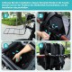 DAISTERN Dog Basket Bicycle Front up to 10 kg, Foldable Breathable Dog Bicycle Basket, 4-in-1 Backpack, Shoulder Bag, Car Seat with Robust L-shaped Holder, Diameter 55 mm, Comfortable Cushion DAISTERN Dog Basket Bicycle Front up to 10 kg, Foldable Breathable Dog Bicycle Basket, 4-in-1 Backpack, Shoulder Bag, Car Seat with Robust L-shaped Holder, Diameter 55 mm, Comfortable Cushion