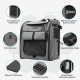 DAISTERN Dog Basket Bicycle Front up to 10 kg, Foldable Breathable Dog Bicycle Basket, 4-in-1 Backpack, Shoulder Bag, Car Seat with Robust L-shaped Holder, Diameter 55 mm, Comfortable Cushion DAISTERN Dog Basket Bicycle Front up to 10 kg, Foldable Breathable Dog Bicycle Basket, 4-in-1 Backpack, Shoulder Bag, Car Seat with Robust L-shaped Holder, Diameter 55 mm, Comfortable Cushion