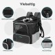 DAISTERN Dog Bicycle Basket up to 4 kg with Handlebar Adapter Diameter 80 mm, Dog Basket Bicycle Front Backpack Shoulder Bag Car Seat with Multiple Mesh Windows, Waterproof Seat Cushion, Suitable for DAISTERN Dog Bicycle Basket up to 4 kg with Handlebar Adapter Diameter 80 mm, Dog Basket Bicycle Front Backpack Shoulder Bag Car Seat with Multiple Mesh Windows, Waterproof Seat Cushion, Suitable for