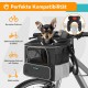 DAISTERN by BSWAY Dog Basket Bicycle Front up to 3 kg, Dog Bicycle Basket with Mounting Bracket Diameter 53 mm, Backpack, Shoulder Bag, Car Seat with Breathable Mesh Window, Waterproof Seat Cushion DAISTERN by BSWAY Dog Basket Bicycle Front up to 3 kg, Dog Bicycle Basket with Mounting Bracket Diameter 53 mm, Backpack, Shoulder Bag, Car Seat with Breathable Mesh Window, Waterproof Seat Cushion