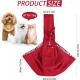 DEANKEJI Hunde Umhängetasche, Snuggle Sling Hund bis 7,5 kg, Weich Hundetragetuch, Rotwein Tiertransporttrage, für Spaziergang Aktivitäten im Ausflüge und Freien DEANKEJI Hunde Umhängetasche, Snuggle Sling Hund bis 7,5 kg, Weich Hundetragetuch, Rotwein Tiertransporttrage, für Spaziergang Aktivitäten im Ausflüge und Freien