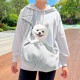 DEANKEJI Hundetragetuch, Hunde Umhängetasche bis 7,5 kg, Grau Snuggle Sling Hund, Tiertransporttrage für Spaziergang Aktivitäten im Freien und Ausflüge DEANKEJI Hundetragetuch, Hunde Umhängetasche bis 7,5 kg, Grau Snuggle Sling Hund, Tiertransporttrage für Spaziergang Aktivitäten im Freien und Ausflüge
