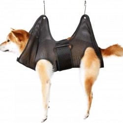 DONGKER Dog Grooming Hammock, Pet Dog Grooming Hammock Harness for Cats & Dogs, Breathable Hanging Harness for Nail Trimming, Grooming DONGKER Dog Grooming Hammock, Pet Dog Grooming Hammock Harness for Cats & Dogs, Breathable Hanging Harness for Nail Trimming, Grooming