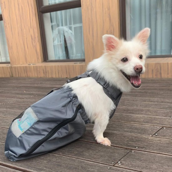 Dog Bag Indoor Durable Paralyzed Disabled Back Hind Legs Protect Chest and Limbs (XXS) Dog Bag Indoor Durable Paralyzed Disabled Back Hind Legs Protect Chest and Limbs (XXS)
