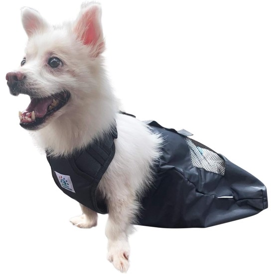 Dog Bag Indoor Durable Paralyzed Disabled Back Hind Legs Protect Chest and Limbs (XXS)