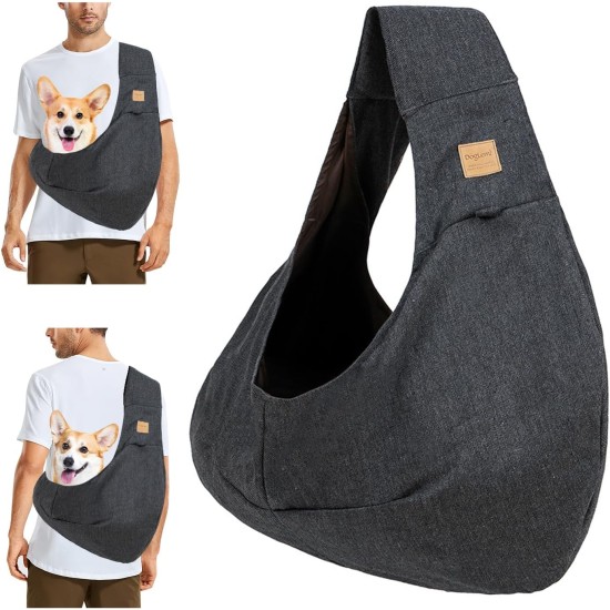 Dog Bag for Small Dogs up to 6 kg, Hands-Free, Breathable, Dog Carry Bag with Bag, Safety Belt, Dog Shoulder Bag for Pets, Dogs, Cats, for Walking Outdoor Activities Dog Bag for Small Dogs up to 6 kg, Hands-Free, Breathable, Dog Carry Bag with Bag, Safety Belt, Dog Shoulder Bag for Pets, Dogs, Cats, for Walking Outdoor Activities