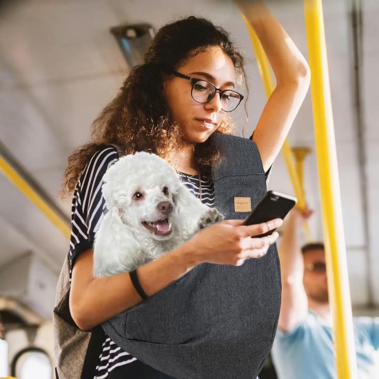 Dog Bag for Small Dogs up to 6 kg, Hands-Free, Breathable, Dog Carry Bag with Bag, Safety Belt, Dog Shoulder Bag for Pets, Dogs, Cats, for Walking Outdoor Activities Dog Bag for Small Dogs up to 6 kg, Hands-Free, Breathable, Dog Carry Bag with Bag, Safety Belt, Dog Shoulder Bag for Pets, Dogs, Cats, for Walking Outdoor Activities