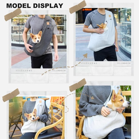 Dog Bag for Small Dogs up to 6 kg, Hands-Free, Breathable, Dog Carry Bag with Bag, Safety Belt, Dog Shoulder Bag for Pets, Dogs, Cats, for Walking Outdoor Activities Dog Bag for Small Dogs up to 6 kg, Hands-Free, Breathable, Dog Carry Bag with Bag, Safety Belt, Dog Shoulder Bag for Pets, Dogs, Cats, for Walking Outdoor Activities