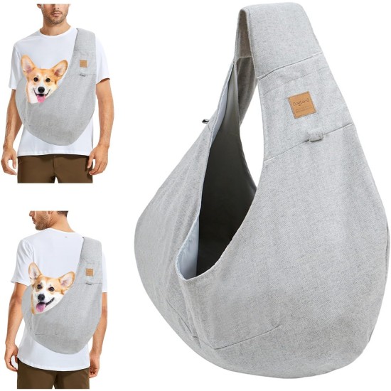 Dog Bag for Small Dogs up to 6 kg, Hands-Free, Breathable, Dog Carry Bag with Bag, Safety Belt, Dog Shoulder Bag for Pets, Dogs, Cats, for Walking Outdoor Activities Dog Bag for Small Dogs up to 6 kg, Hands-Free, Breathable, Dog Carry Bag with Bag, Safety Belt, Dog Shoulder Bag for Pets, Dogs, Cats, for Walking Outdoor Activities