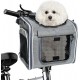 Dog Basket Bicycle Front, 4 in 1 Dog Bicycle Basket Expandable Bicycle Basket Dog up to 7 kg with Cushion, Pet Carrier Backpack with 4 Open Doors and 4 Mesh Windows for Small Dog Cats Dog Basket Bicycle Front, 4 in 1 Dog Bicycle Basket Expandable Bicycle Basket Dog up to 7 kg with Cushion, Pet Carrier Backpack with 4 Open Doors and 4 Mesh Windows for Small Dog Cats