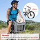 Dog Basket Bicycle Front, 4 in 1 Dog Bicycle Basket Expandable Bicycle Basket Dog up to 7 kg with Cushion, Pet Carrier Backpack with 4 Open Doors and 4 Mesh Windows for Small Dog Cats Dog Basket Bicycle Front, 4 in 1 Dog Bicycle Basket Expandable Bicycle Basket Dog up to 7 kg with Cushion, Pet Carrier Backpack with 4 Open Doors and 4 Mesh Windows for Small Dog Cats