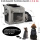 Dog Bicycle Basket, Expandable Soft Bicycle Transport Backpack with 4 Open Doors, 4 Mesh Windows for Small Dog Cat Puppy - Grey Dog Bicycle Basket, Expandable Soft Bicycle Transport Backpack with 4 Open Doors, 4 Mesh Windows for Small Dog Cat Puppy - Grey