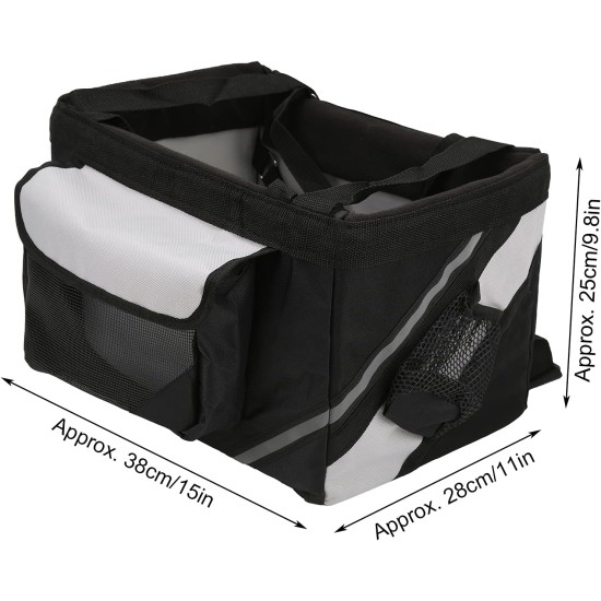 Dog Bicycle Basket, Removable Bicycle Basket, Durable Dog Bicycle Bag for Small, Medium Dogs Dog Bicycle Basket, Removable Bicycle Basket, Durable Dog Bicycle Bag for Small, Medium Dogs