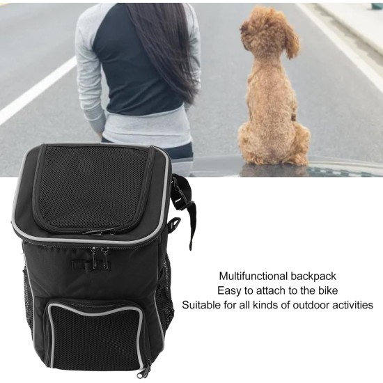 Dog Bicycle Basket, Soft Ventilated Dog Bicycle Carrier Backpack, Waterproof Bicycle Pet Carrier for Travel, Cat and Dog Bicycle Basket, Removable (Pink Camo) Dog Bicycle Basket, Soft Ventilated Dog Bicycle Carrier Backpack, Waterproof Bicycle Pet Carrier for Travel, Cat and Dog Bicycle Basket, Removable (Pink Camo)