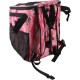 Dog Bicycle Basket, Soft Ventilated Dog Bicycle Carrier Backpack, Waterproof Bicycle Pet Carrier for Travel, Cat and Dog Bicycle Basket, Removable (Pink Camo)