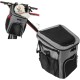 Dog Bicycle Basket, Waterproof Dog Bicycle Basket Backpack, Breathable and Removable Dog Carrier, Spacious and Comfortable Bicycle Basket for Outdoor Activities (Pink Camo)