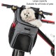 Dog Bicycle Basket, Waterproof Dog Bicycle Basket Backpack, Breathable and Removable Dog Carrier, Spacious and Comfortable Bicycle Basket for Outdoor Activities (Pink Camo)