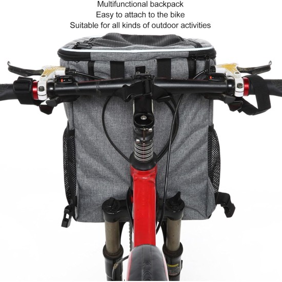 Dog Bicycle Basket, Waterproof Dog Bicycle Basket Backpack, Breathable and Removable Dog Carrier, Spacious and Comfortable Bicycle Basket for Outdoor Activities (Pink Camo) Dog Bicycle Basket, Waterproof Dog Bicycle Basket Backpack, Breathable and Removable Dog Carrier, Spacious and Comfortable Bicycle Basket for Outdoor Activities (Pink Camo)
