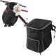 Dog Bicycle Basket, Waterproof Dog Bicycle Basket Backpack, Breathable and Removable Dog Carrier, Spacious and Comfortable Bicycle Basket for Outdoor Activities (Pink Camo)