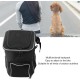 Dog Bicycle Basket, Waterproof Dog Bicycle Basket Backpack, Breathable and Removable Dog Carrier, Spacious and Comfortable Bicycle Basket for Outdoor Activities (Pink Camo)