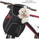 Dog Bicycle Basket, Waterproof Dog Bicycle Basket Backpack, Breathable and Removable Dog Carrier, Spacious and Comfortable Bicycle Basket for Outdoor Activities (Pink Camo)