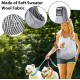 Dog Carrier, Adjustable Shoulder Strap, Sling Dog, Pet Dog Bag for Pets, Small Dog, Cat, Trips Carrying Capacity up to 7.5 kg (Grey) Dog Carrier, Adjustable Shoulder Strap, Sling Dog, Pet Dog Bag for Pets, Small Dog, Cat, Trips Carrying Capacity up to 7.5 kg (Grey)