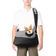 Dog Carrier Bag Adjustable Pet Shoulder Bag for Small Dog and Cat Breathable Pet Sling for Outdoor Walking Activities (Black, Load Capacity up to 5 kg) Dog Carrier Bag Adjustable Pet Shoulder Bag for Small Dog and Cat Breathable Pet Sling for Outdoor Walking Activities (Black, Load Capacity up to 5 kg)