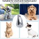 Dog Carrier Bag Adjustable Shoulder Strap Sling Dog Shoulder Bag for Pets Small Dog Cat Dog Bag for Outdoor and Excursions Carrying Capacity up to 7.5 kg, Black