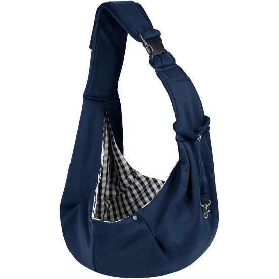 Dog Carrier Bag Adjustable Shoulder Strap Sling Dog Shoulder Bag for Pets Small Dog Cat Dog Bag for Outdoor and Excursions Carrying Capacity up to 7.5 kg, Black Dog Carrier Bag Adjustable Shoulder Strap Sling Dog Shoulder Bag for Pets Small Dog Cat Dog Bag for Outdoor and Excursions Carrying Capacity up to 7.5 kg, Black