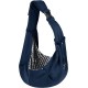 Dog Carrier Bag Adjustable Shoulder Strap Sling Dog Shoulder Bag for Pets Small Dog Cat Dog Bag for Outdoor and Excursions Carrying Capacity up to 7.5 kg, Black