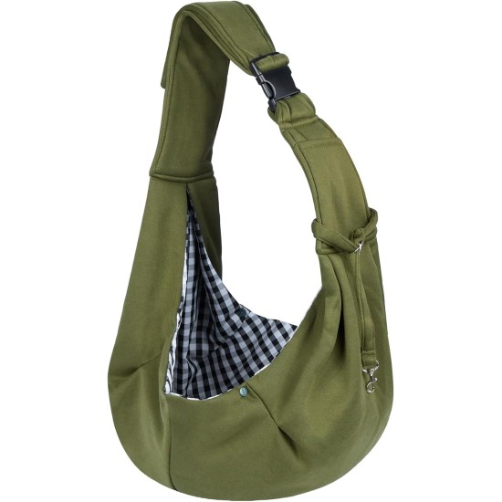 Dog Carrier Bag Adjustable Shoulder Strap Sling Dog Shoulder Bag for Pets Small Dog Cat Dog Bag for Outdoor and Excursions Carrying Capacity up to 7.5 kg, Black Dog Carrier Bag Adjustable Shoulder Strap Sling Dog Shoulder Bag for Pets Small Dog Cat Dog Bag for Outdoor and Excursions Carrying Capacity up to 7.5 kg, Black