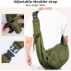 Dog Carrier Bag Adjustable Shoulder Strap Sling Dog Shoulder Bag for Pets Small Dog Cat Dog Bag for Outdoor and Excursions Carrying Capacity up to 7.5 kg, Black