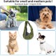 Dog Carrier Bag Adjustable Shoulder Strap Sling Dog Shoulder Bag for Pets Small Dog Cat Dog Bag for Outdoor and Excursions Carrying Capacity up to 7.5 kg, Black