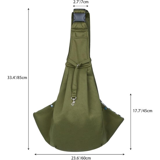Dog Carrier Bag Adjustable Shoulder Strap Sling Dog Shoulder Bag for Pets Small Dog Cat Dog Bag for Outdoor and Excursions Carrying Capacity up to 7.5 kg, Black Dog Carrier Bag Adjustable Shoulder Strap Sling Dog Shoulder Bag for Pets Small Dog Cat Dog Bag for Outdoor and Excursions Carrying Capacity up to 7.5 kg, Black