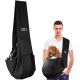 Dog Carrier Bag, Breathable Pet Bag, Load Capacity up to 6.5 kg, Hands-Free Dog Bag with Storage Bag for Small Dogs, Cats, Outdoor Walking Activities and Excursions (Black) Dog Carrier Bag, Breathable Pet Bag, Load Capacity up to 6.5 kg, Hands-Free Dog Bag with Storage Bag for Small Dogs, Cats, Outdoor Walking Activities and Excursions (Black)