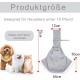 Dog Carrier Bag, Dog Carrier Bag, Bag for Dogs, Sling Dog, Dog Carrier, Dog Sling Carrier, Can Be Used for Walks and Outdoor Activities with Pet, Load Capacity up to 15 lbs (M)