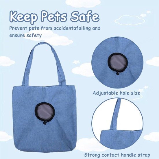 Dog Carrier Bag, Dog Carrier Bag, Dog Carrier Bag, Dog Carry Bag, Dog Carry Bag up to 12 pounds, for Walking Outdoor Activities and Excursions (44 x 44 cm, Blue) Dog Carrier Bag, Dog Carrier Bag, Dog Carrier Bag, Dog Carry Bag, Dog Carry Bag up to 12 pounds, for Walking Outdoor Activities and Excursions (44 x 44 cm, Blue)