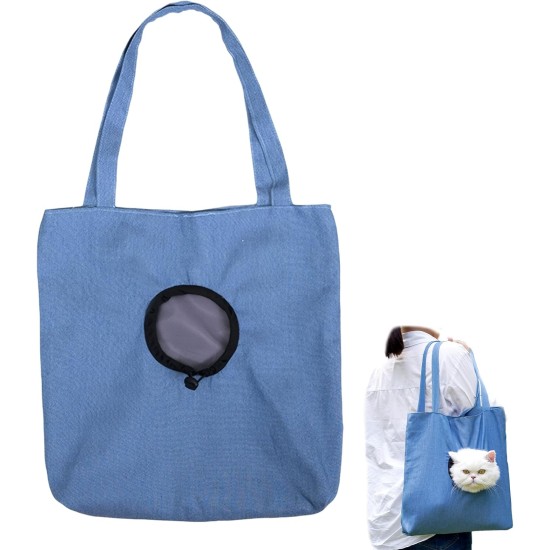 Dog Carrier Bag, Dog Carrier Bag, Dog Carrier Bag, Dog Carry Bag, Dog Carry Bag up to 12 pounds, for Walking Outdoor Activities and Excursions (44 x 44 cm, Blue)