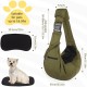 Dog Carrier Bag, Dog Carrier for Small Dogs, Sling Dog with Adjustable, Carry Bag for Small Dogs, Walks and Activities (Green) Dog Carrier Bag, Dog Carrier for Small Dogs, Sling Dog with Adjustable, Carry Bag for Small Dogs, Walks and Activities (Green)