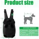 Dog Carrier Bag Dog Sling Breathable All-Round Bag Made of Canvas with Holes for Precise Attachment of Limbs Suitable for Small Pets Weighing 2.5 - 3.5 kg, Black Dog Carrier Bag Dog Sling Breathable All-Round Bag Made of Canvas with Holes for Precise Attachment of Limbs Suitable for Small Pets Weighing 2.5 - 3.5 kg, Black