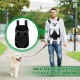 Dog Carrier Bag Dog Sling Breathable All-Round Bag Made of Canvas with Holes for Precise Attachment of Limbs Suitable for Small Pets Weighing 2.5 - 3.5 kg, Black Dog Carrier Bag Dog Sling Breathable All-Round Bag Made of Canvas with Holes for Precise Attachment of Limbs Suitable for Small Pets Weighing 2.5 - 3.5 kg, Black