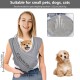 Dog Carrier Bag, Dog Sling for Small Dogs, Adjustable Strap, Dog Carrier Sling for Dogs and Cats, Outdoor Activities for Dogs and Cats, Outdoor Activities (Grey) Dog Carrier Bag, Dog Sling for Small Dogs, Adjustable Strap, Dog Carrier Sling for Dogs and Cats, Outdoor Activities for Dogs and Cats, Outdoor Activities (Grey)