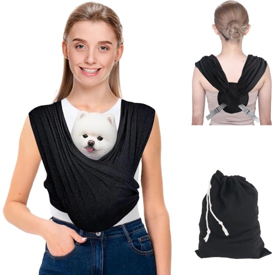 Dog Carrier Bag, Dog Sling for Small Dogs, Adjustable Strap, Dog Carrier Sling for Dogs and Cats, Outdoor Activities for Dogs and Cats, Outdoor Activities (Grey) Dog Carrier Bag, Dog Sling for Small Dogs, Adjustable Strap, Dog Carrier Sling for Dogs and Cats, Outdoor Activities for Dogs and Cats, Outdoor Activities (Grey)
