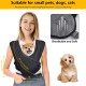 Dog Carrier Bag, Dog Sling for Small Dogs, Adjustable Strap, Dog Carrier Sling for Dogs and Cats, Outdoor Activities for Dogs and Cats, Outdoor Activities (Grey) Dog Carrier Bag, Dog Sling for Small Dogs, Adjustable Strap, Dog Carrier Sling for Dogs and Cats, Outdoor Activities for Dogs and Cats, Outdoor Activities (Grey)