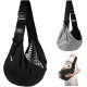 Dog Carrier Bag, Dog Sling up to 7.5 kg, Transport Bag for Dogs and Other Pets, Adjustable Shoulder Strap, Sling Dog, Dog Bag for Walks and Outdoor Activities (Black) Dog Carrier Bag, Dog Sling up to 7.5 kg, Transport Bag for Dogs and Other Pets, Adjustable Shoulder Strap, Sling Dog, Dog Bag for Walks and Outdoor Activities (Black)