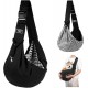 Dog Carrier Bag, Dog Sling up to 7.5 kg, Transport Bag for Dogs and Other Pets, Adjustable Shoulder Strap, Sling Dog, Dog Bag for Walks and Outdoor Activities (Black) Dog Carrier Bag, Dog Sling up to 7.5 kg, Transport Bag for Dogs and Other Pets, Adjustable Shoulder Strap, Sling Dog, Dog Bag for Walks and Outdoor Activities (Black)