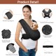 Dog Carrier Bag, Hands-Free Dog Carrier Sling Dog Size Adjustable Sling for Dogs, Double Shoulder Strap Dog Bag Front Dog Bag for Small Dogs Dog Carrier Bag, Hands-Free Dog Carrier Sling Dog Size Adjustable Sling for Dogs, Double Shoulder Strap Dog Bag Front Dog Bag for Small Dogs
